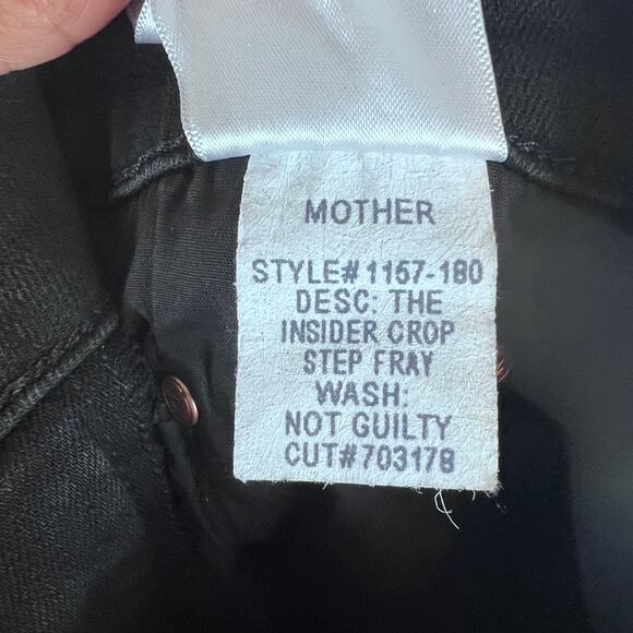 MOther Denim Insider Crop Step Fray Night in Paris Women's Jeans Size 26 $248 - Picture 14 of 14